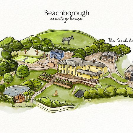ברנסטייפל Beachborough Country House מראה חיצוני תמונה